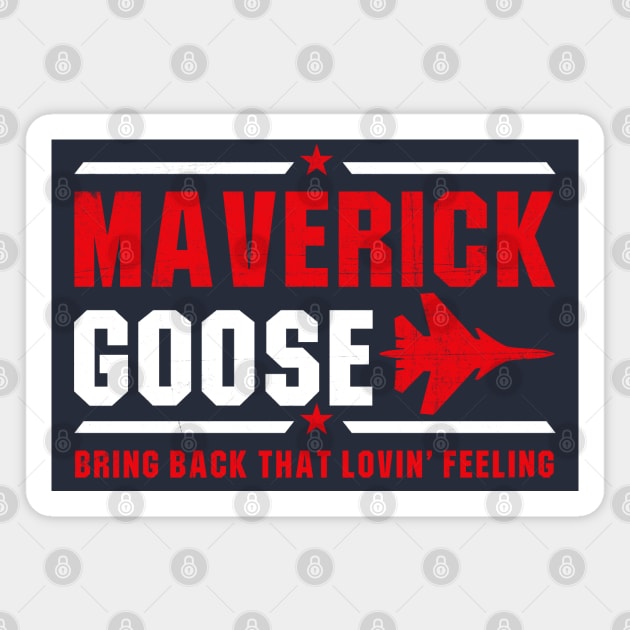 Maverick Goose Dks Magnet by Alema Art